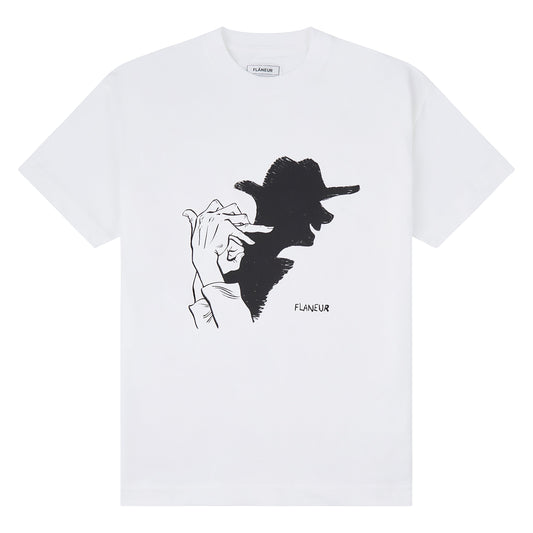 Shadow Play Tee | White