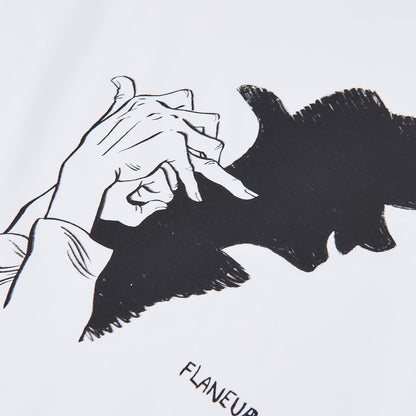 Shadow Play Tee | White