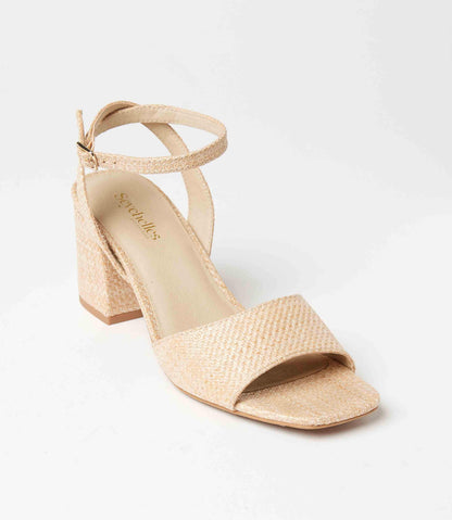 Seychelles Simple Pleasures Raffia Heel Sandals