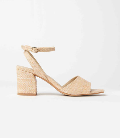 Seychelles Simple Pleasures Raffia Heel Sandals