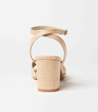 Seychelles Simple Pleasures Raffia Heel Sandals