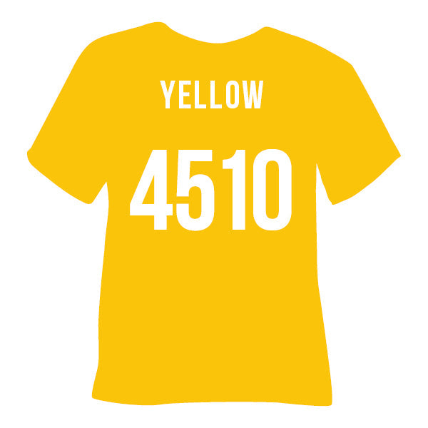 4510 S Yellow POLI-FLEX® BLOCKOUT SOFT HTV