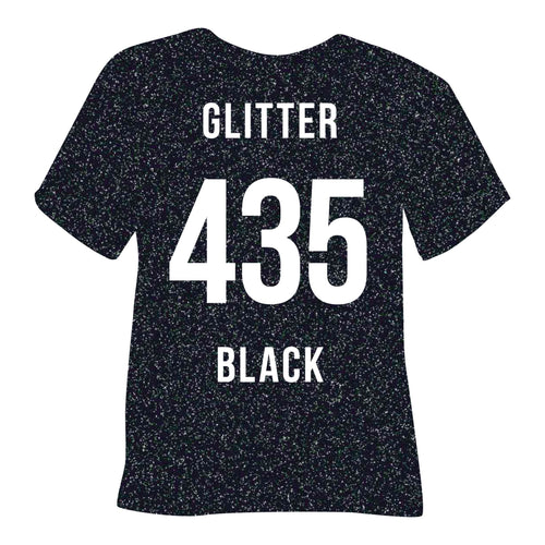 435 Black POLI-FLEX® IMAGE GLITTER HTV