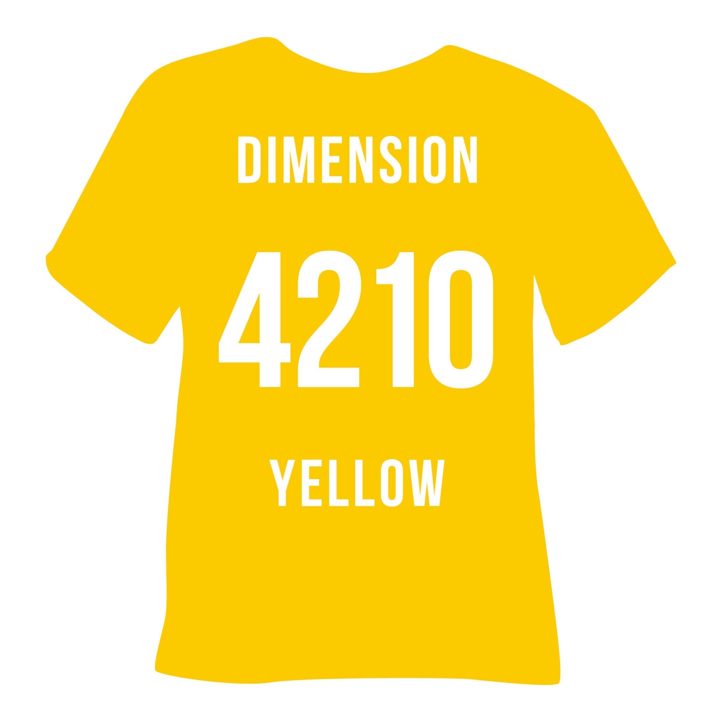4210 Yellow POLI-FLEX® IMAGE DIMENSION HTV