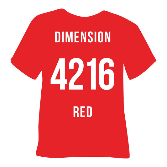 4216 Red POLI-FLEX® IMAGE DIMENSION HTV