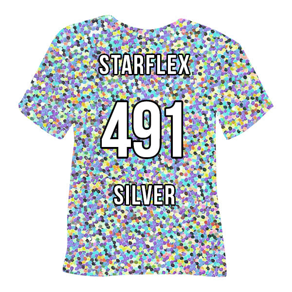 491 Silver POLI-FLEX® IMAGE STARFLEX HTV