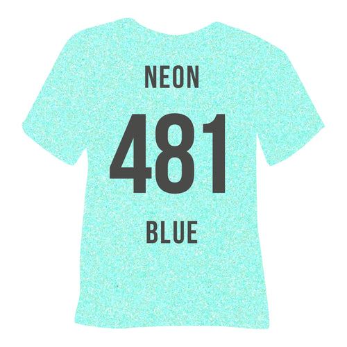 481 Pastel Blue POLI-FLEX® PEARL GLITTER HTV