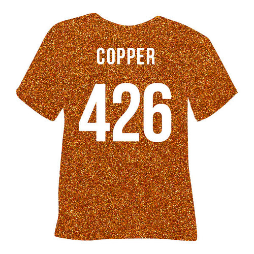 426 Copper POLI-FLEX® PEARL GLITTER HTV