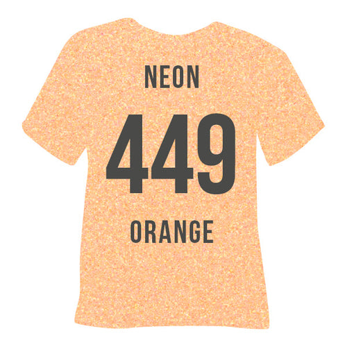 449 Pastel Orange POLI-FLEX® PEARL GLITTER HTV