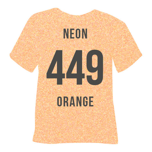 449 Pastel Orange POLI-FLEX® PEARL GLITTER HTV