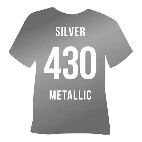 430 Silver Metallic POLI-FLEX® PREMIUM HTV