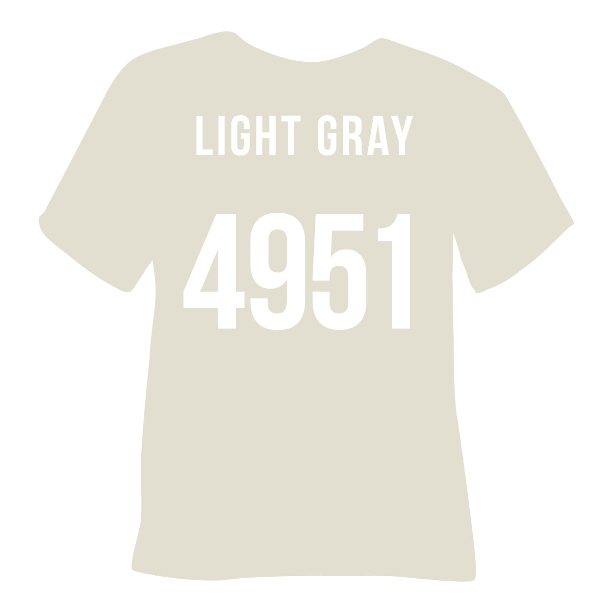 4951 Light Grey ThermoFlex Plus HTV (Poli-Flex Turbo)