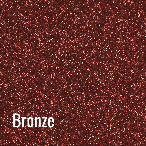 12" Bronze - Siser Glitter Heat Transfer Vinyl (HTV)