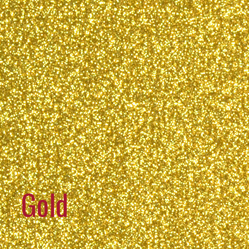 12" Gold - Siser Glitter Heat Transfer Vinyl (HTV)