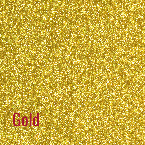 12" Gold - Siser Glitter Heat Transfer Vinyl (HTV)