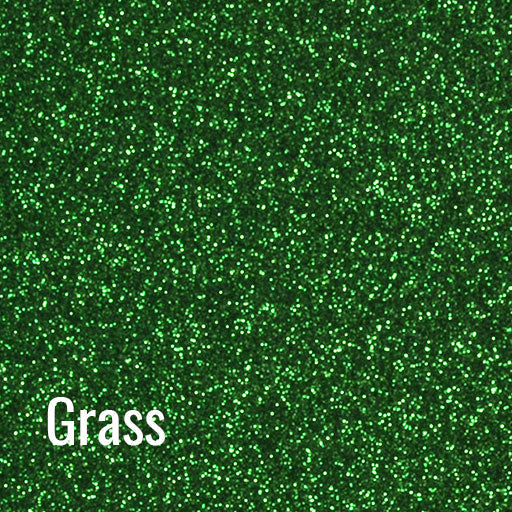 12" Grass - Siser Glitter Heat Transfer Vinyl (HTV)