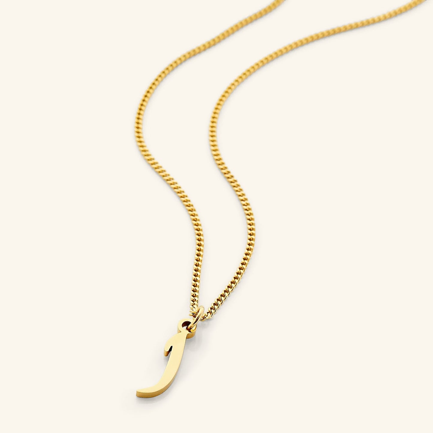 Hanging Arabic Letter Necklace