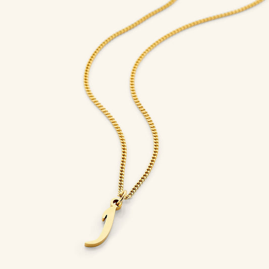 Hanging Arabic Letter Necklace