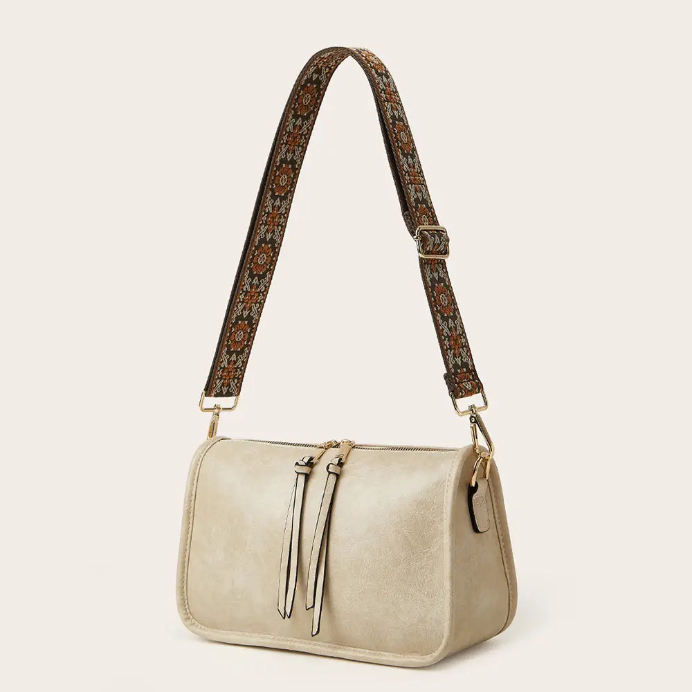 Bohemian Wide Shoulder Strap Crossbody Bag