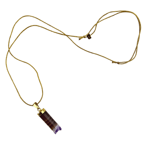 Amethyst Agate Necklace #225
