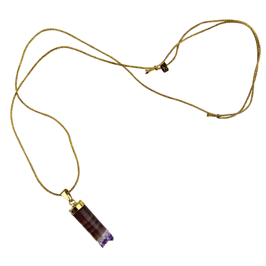 Amethyst Agate Necklace #225