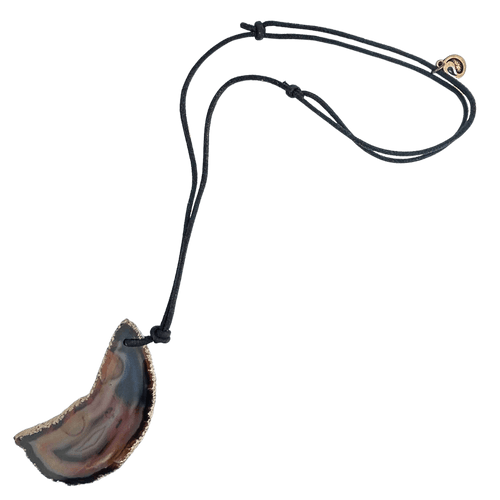 Agate Slice Necklace #283