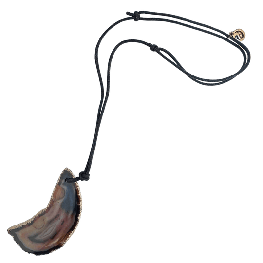 Agate Slice Necklace #283