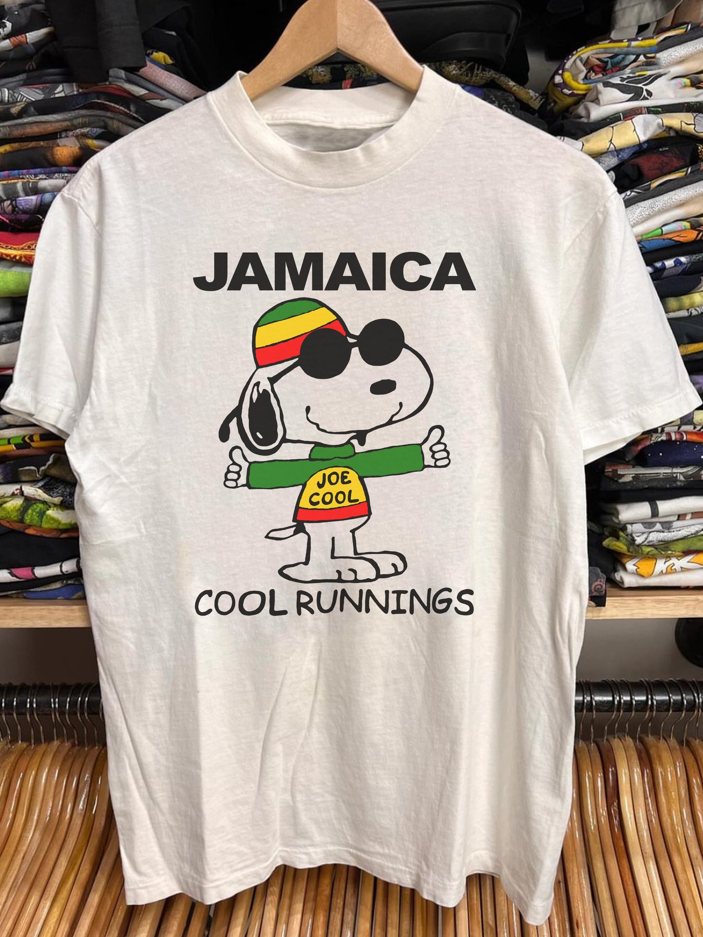 Vintage Joe Cool Runnings Promo White T-Shirt