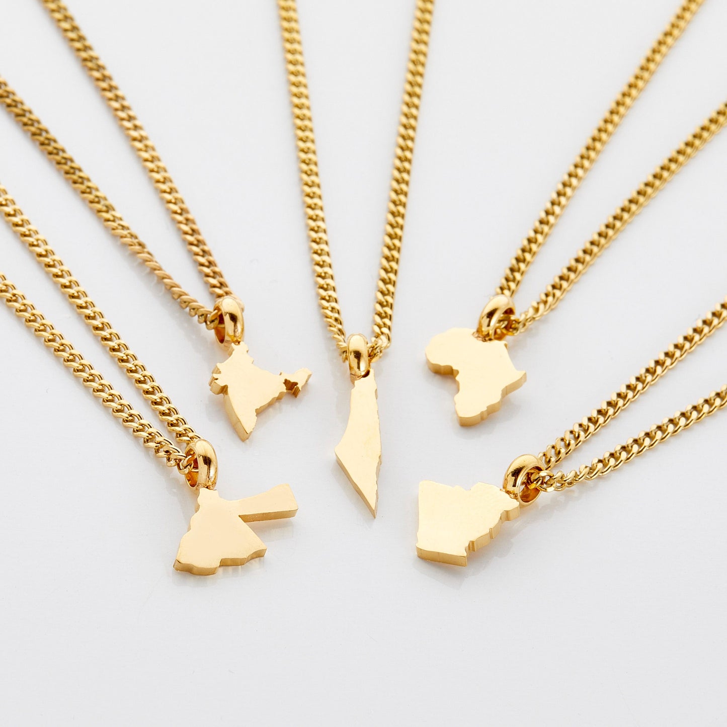 Country Map Necklace | Kids