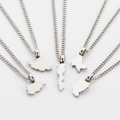 Country Map Necklace | Kids