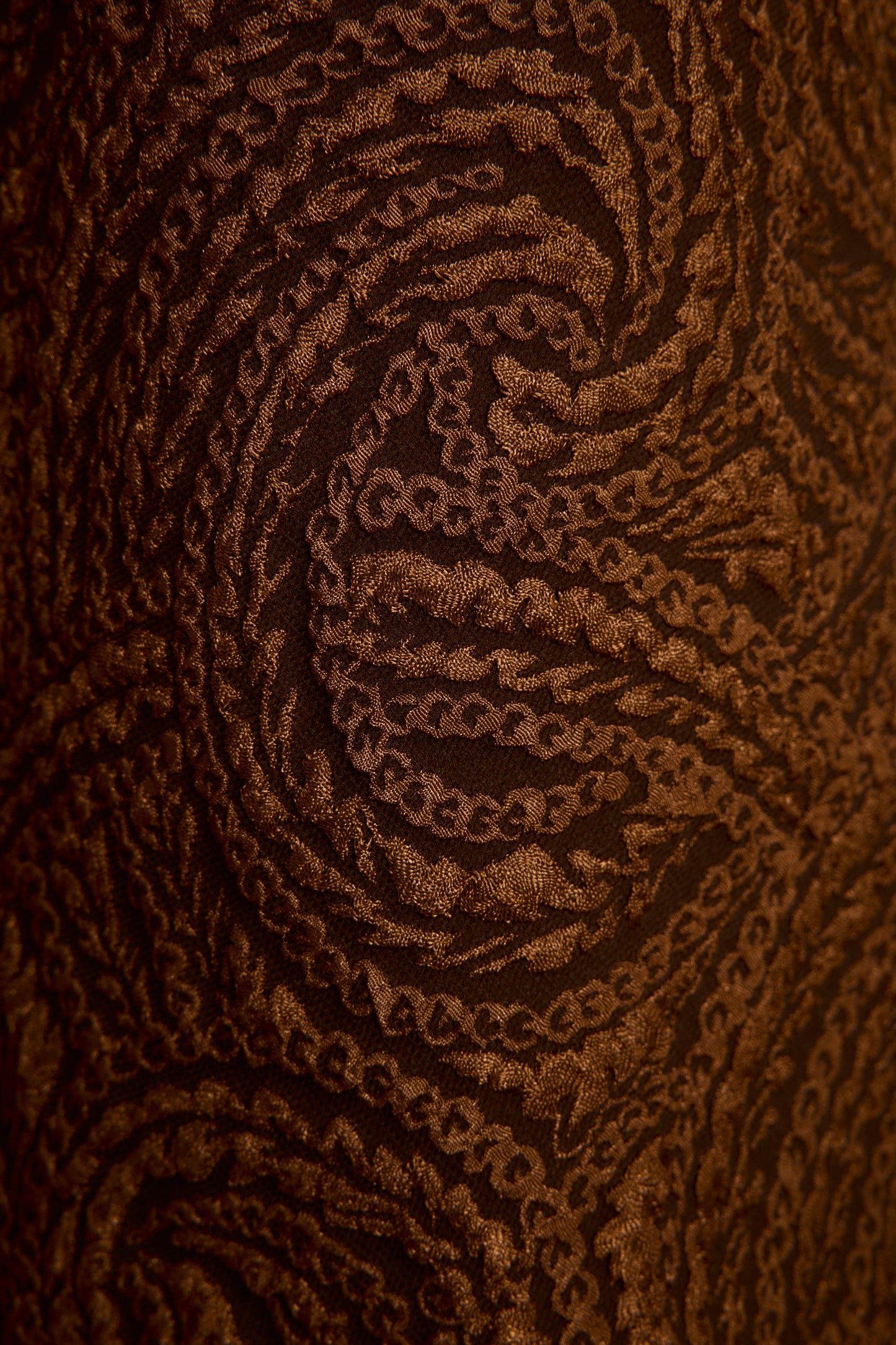 Milan Cognac Swirl Wide Leg Trouser