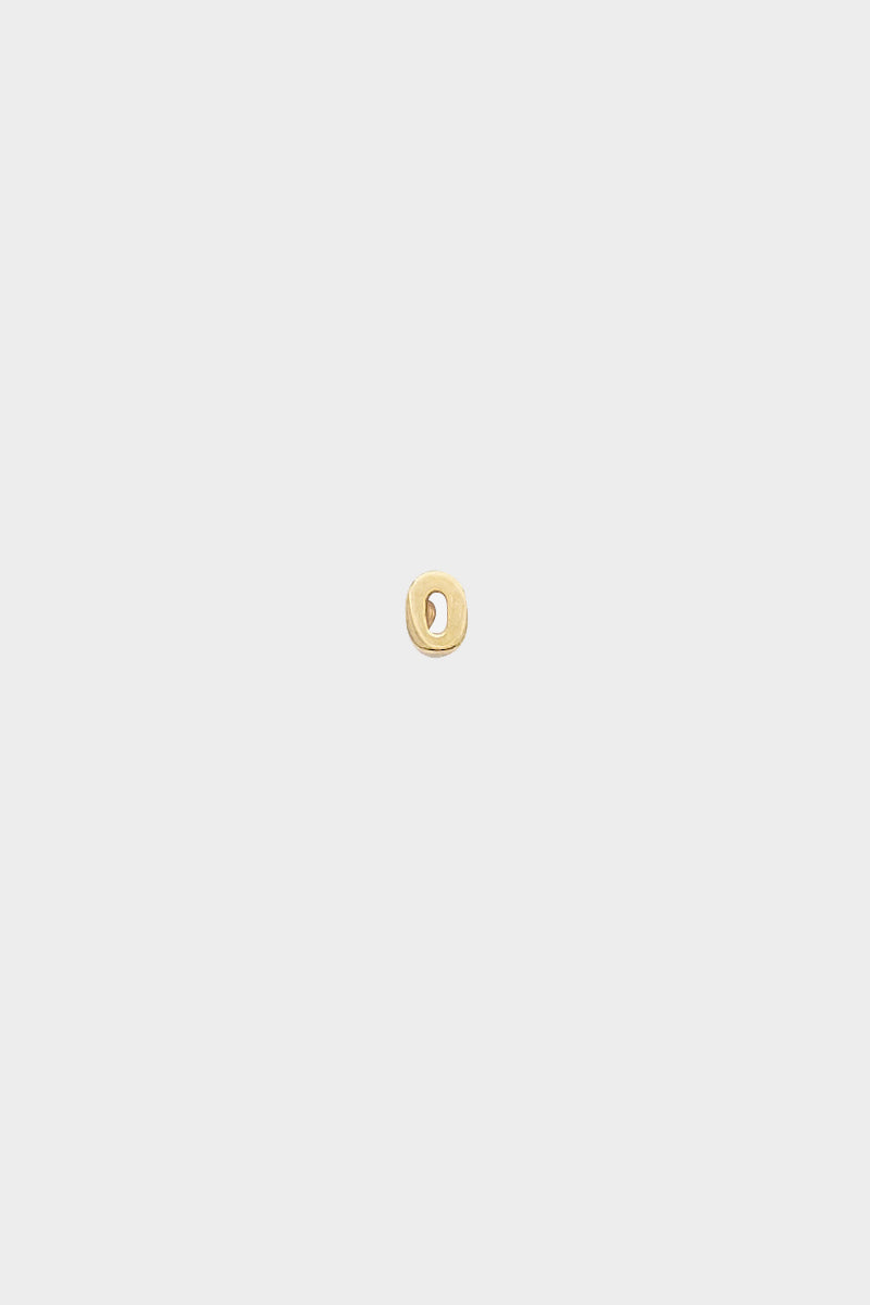 Number Stud | 9K Yellow Gold