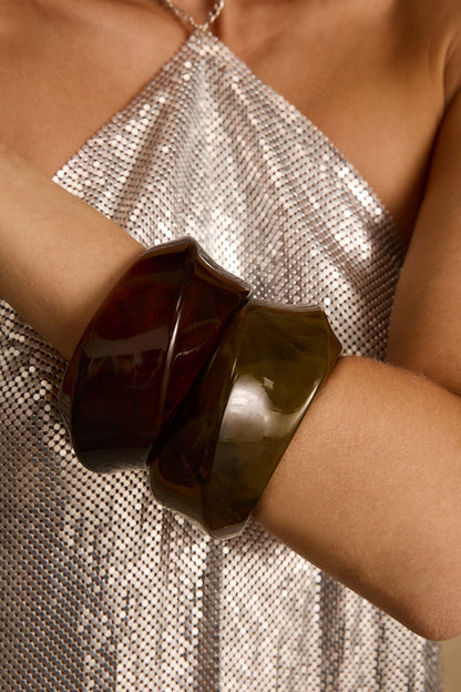 Nila Set of 2 Resin Bangles