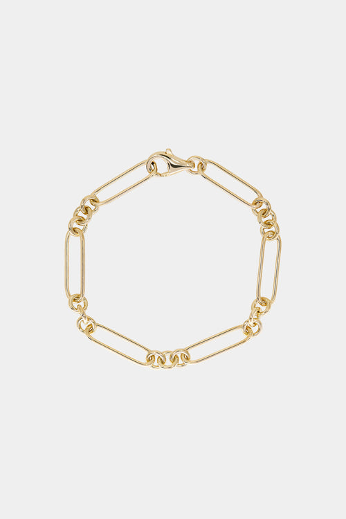 Large Lennox Bracelet | 9K Yellow or Rose Gold