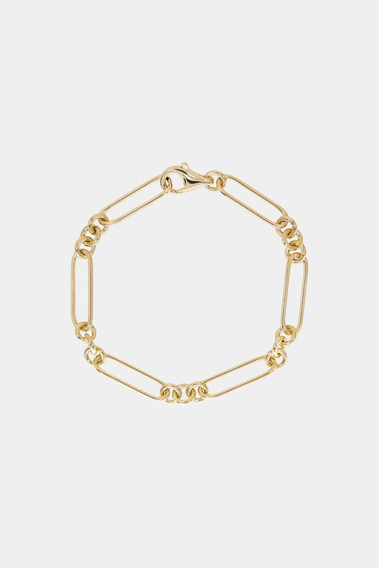 Large Lennox Bracelet | 9K Yellow or Rose Gold