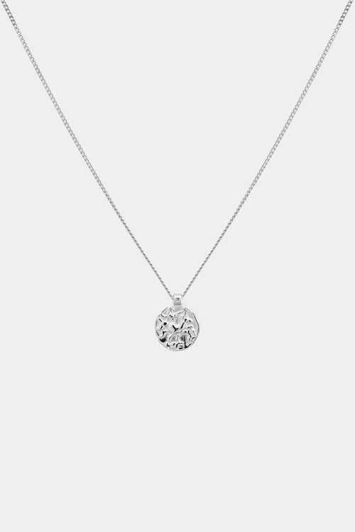 Mini Coin Necklace | Silver or 9K White Gold