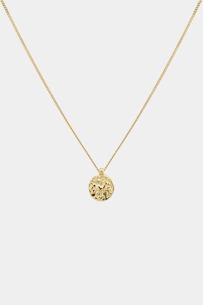 Mini Coin Necklace | 9K Yellow Gold