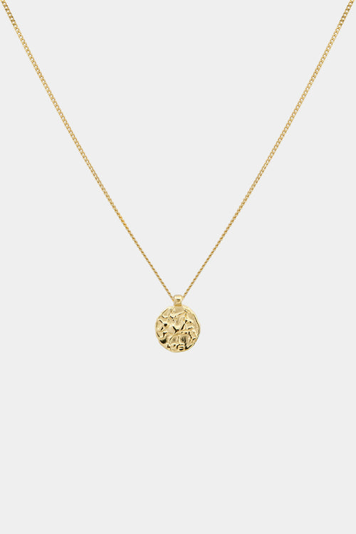 Mini Coin Necklace | 9K Yellow Gold