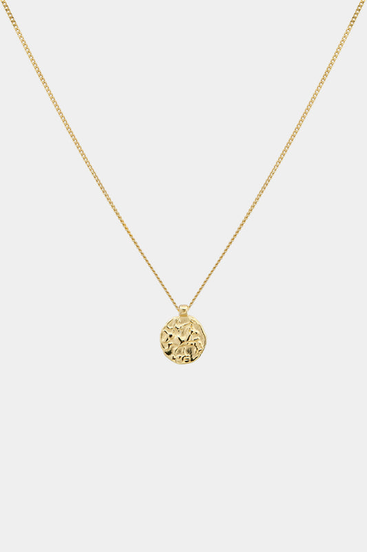 Mini Coin Necklace | 9K Yellow Gold