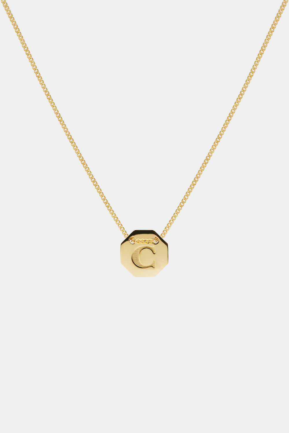 Letter Necklace | 9K Yellow Gold
