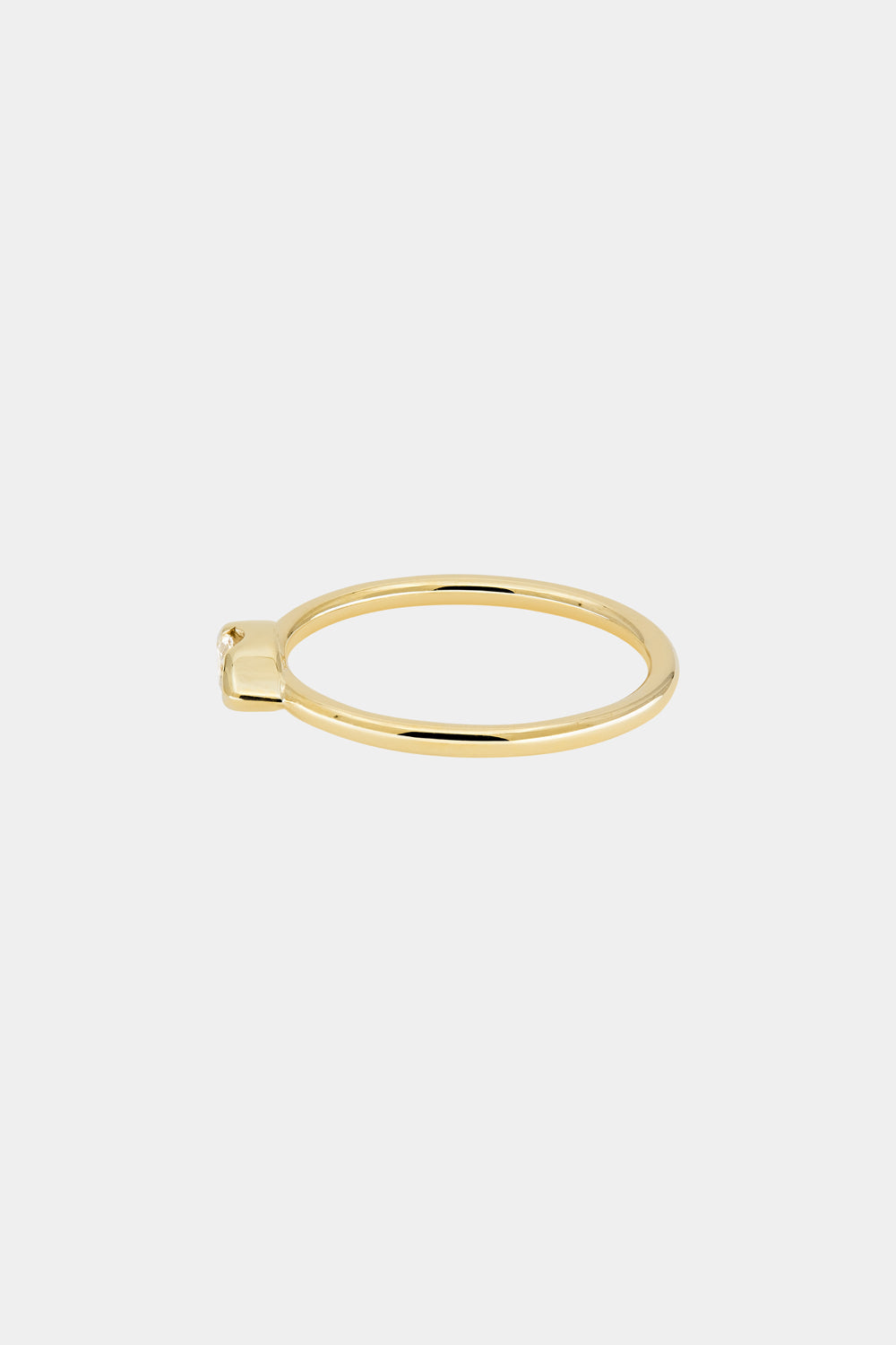 Mini Marquise Diamond Ring | 9K Yellow Gold