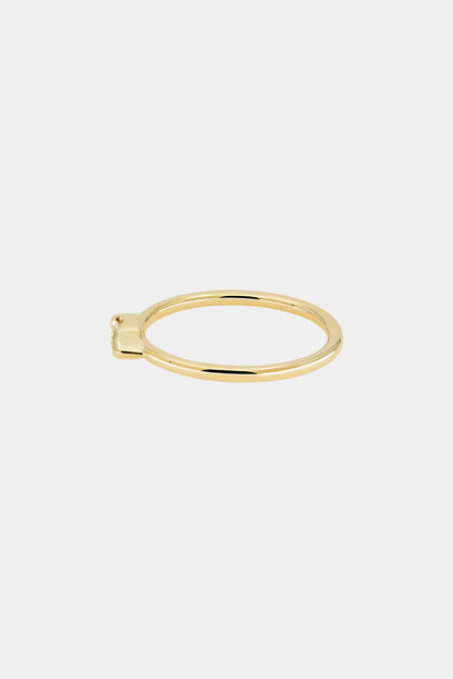 Mini Marquise Diamond Ring | 9K Yellow Gold