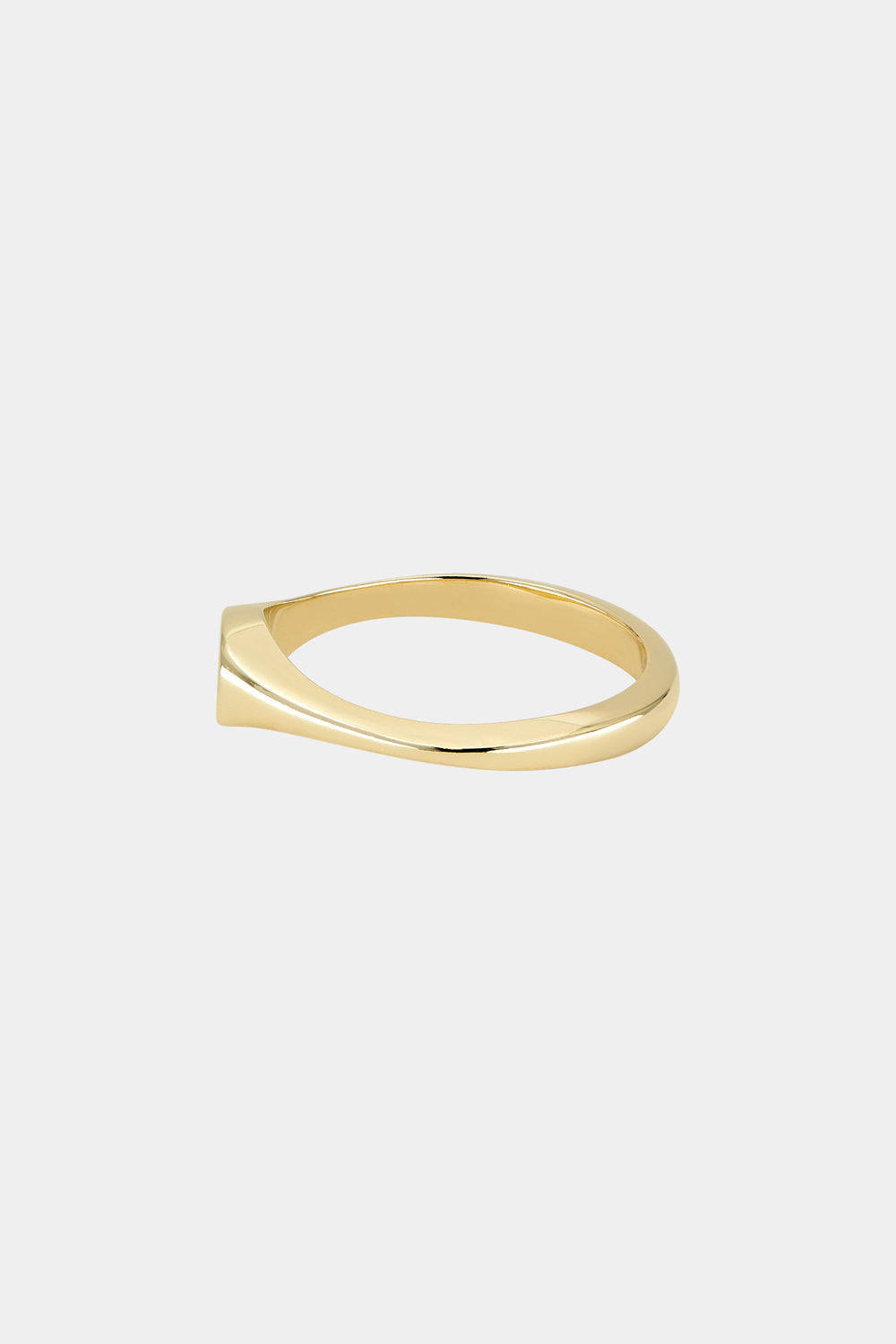 Mini Pear Signet Ring | Yellow Gold