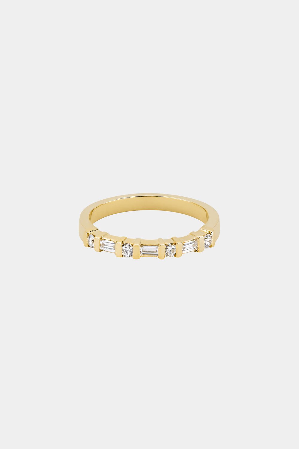 Baguette Diamond Ring | Yellow Gold
