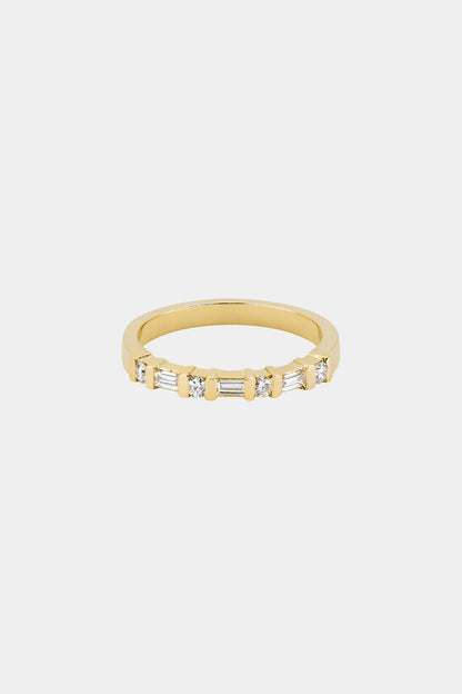 Baguette Diamond Ring | Yellow Gold