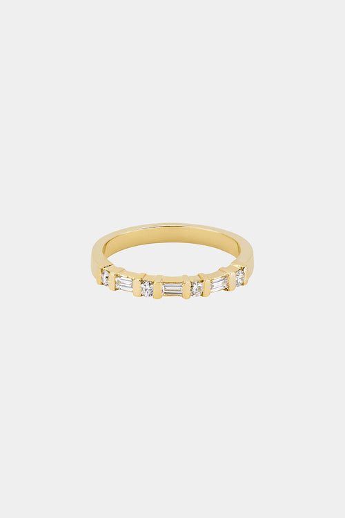 Baguette Diamond Ring | Yellow Gold