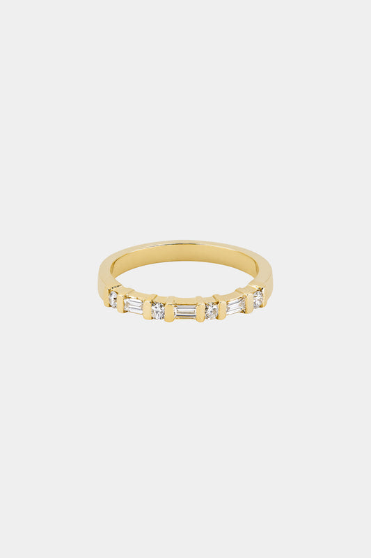 Baguette Diamond Ring | Yellow Gold