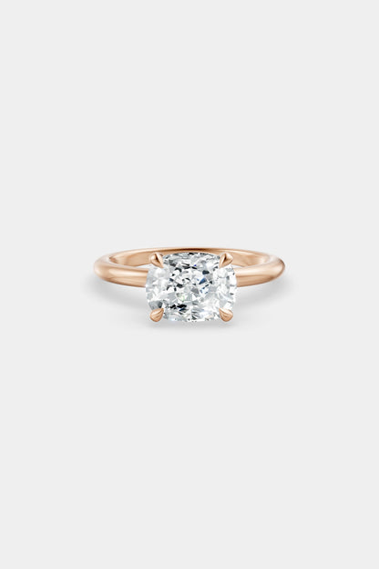East West Diamond Solitaire Ring | Piccolo Band