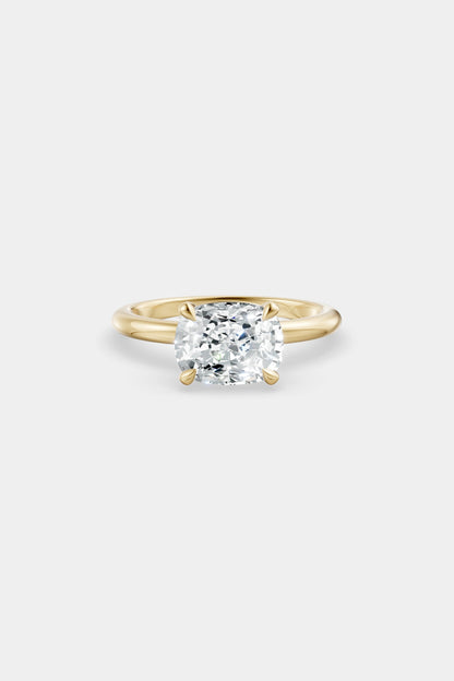 East West Diamond Solitaire Ring | Piccolo Band
