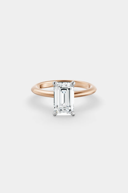 Diamond Solitaire Ring | Gwen Band